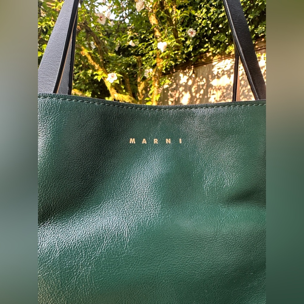 Marni Green and Black Tote Bag - Picture 4 of 13